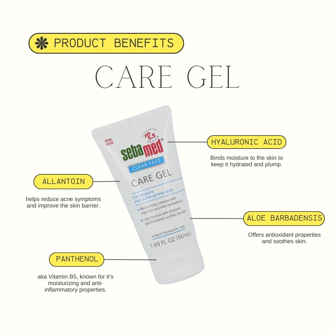 SEBAMED Clear Face Care Gel 50ml - (Pack of 2)
