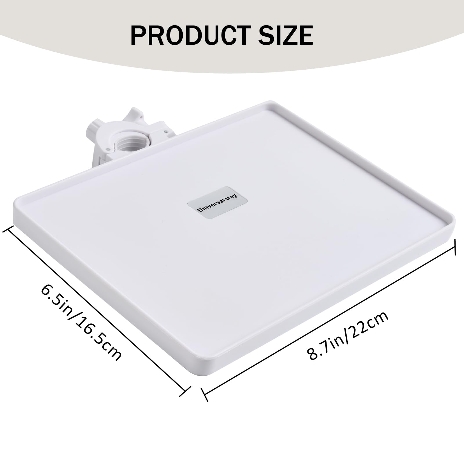 KONOVOLY Lash Tray Holder (9 inch  6.7 inch), Adjustable Plastic Essential Organizer Stand for Lash Techs, Eyelash Extension Sup