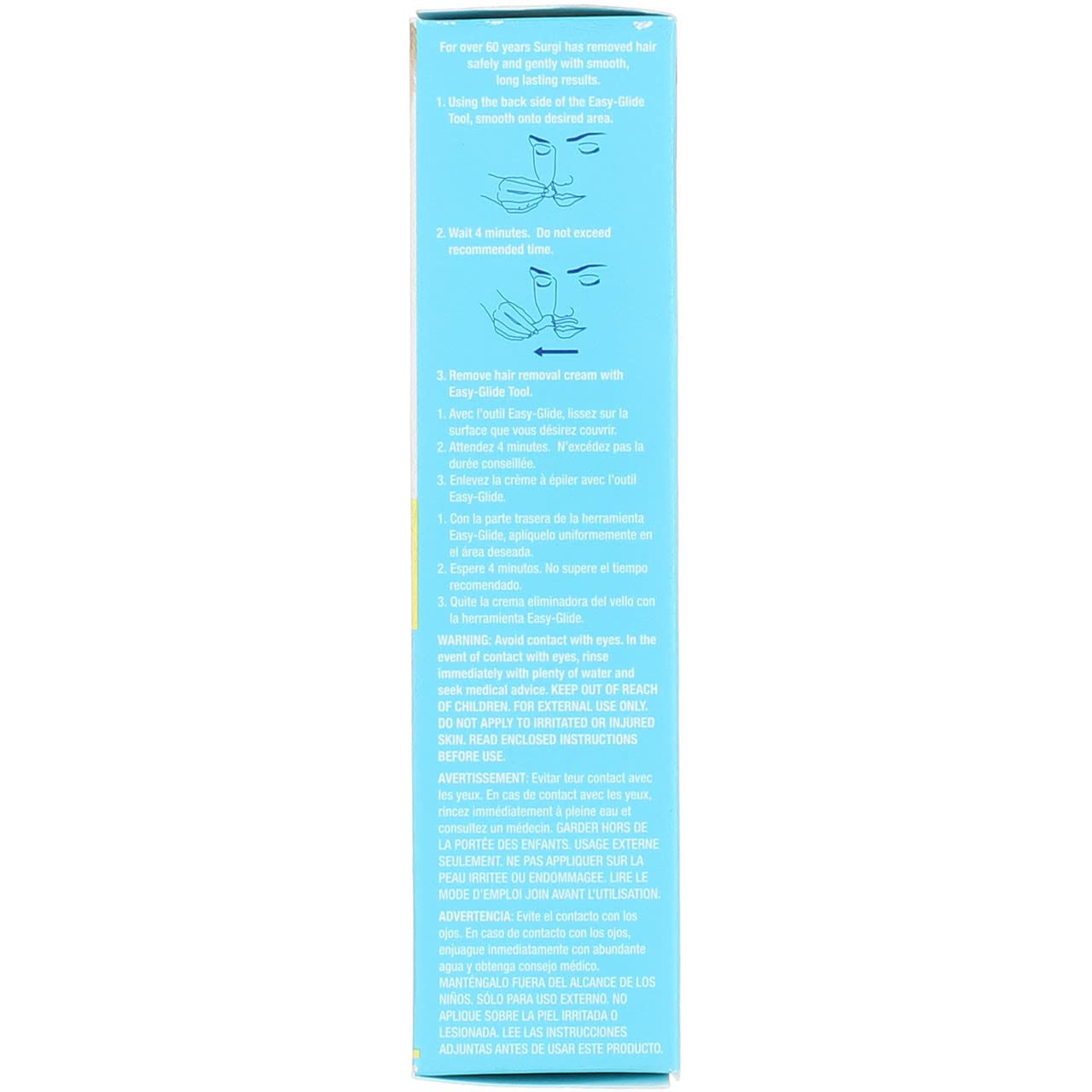 Surgi Cream Hair Remover Face 1 Ounce Fresh Scent (29ml)