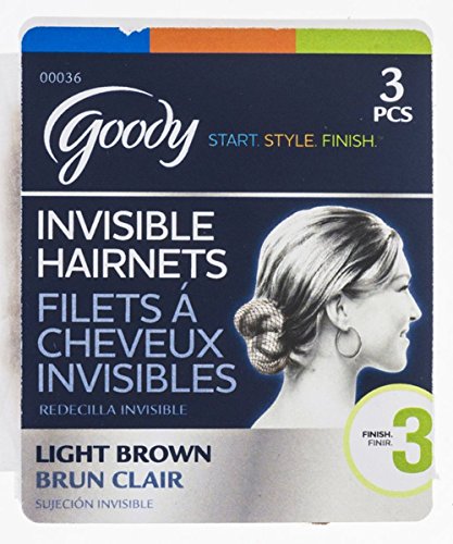 Goody Hair Nets - 3 Count - Light Brown