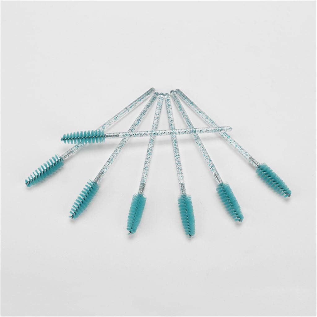 Enakshi 50X Nylon Eyelash Mascara Wands Applicators Eyebrow Shaping Grooming Brushes Cyan|Health & Beauty | Makeup | Makeup Tool
