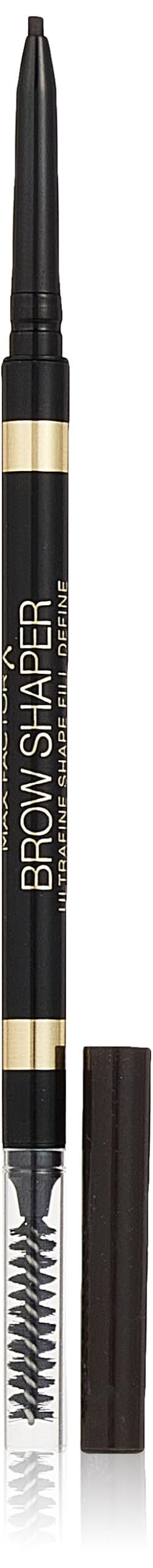 Max Factor Brow Shaper Pencil for Women, 30 Deep Brown, 01 Ounce