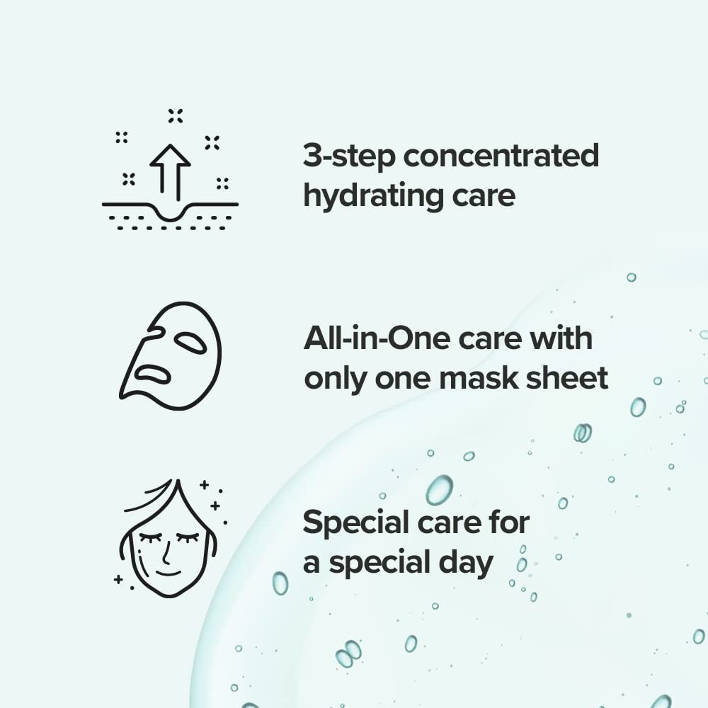 Jmsolution Marine Luminous Pearl Deep Moisture 3 Step Skin Care Face Mask - Korean Skincare - Boosting Brightening Moisturizing-