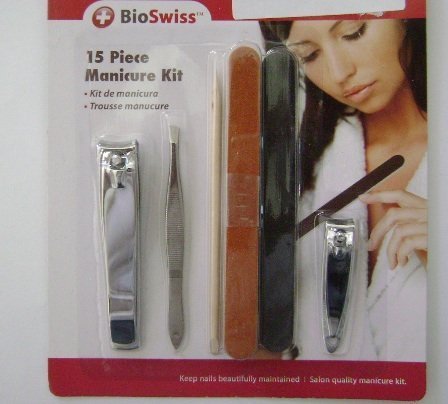MANICURE KIT 15 PCS. BIOSWISS by BioSwiss