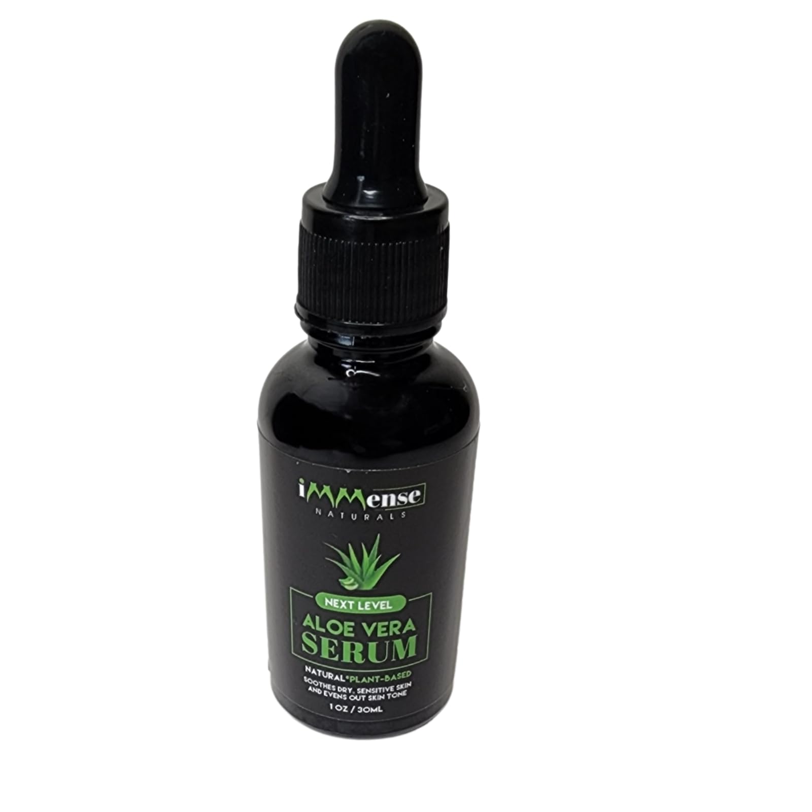 iMMense Naturals Aloe Vera Serum with Vitamin C for Wrinkles & Fine Lines, Use To Brighten SkinCorrect Dark Circles, Hydrate an