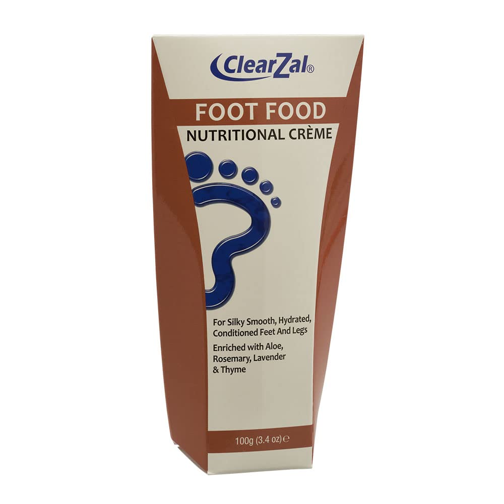Clearzal Nutritional Foot Food Cream With Aloe Vera, Urea Based Cream, Quick Absorbing, Non-Greasy, Retains Skins Natural Hydrat