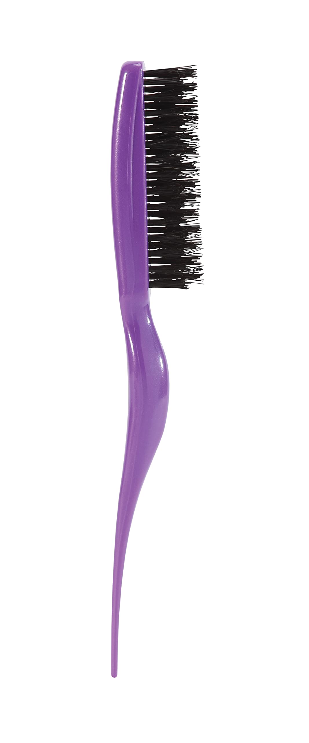 Cricket Amped Up Teasing Hair Brush For Volume, Backcombing, Lifting, Styling, And Sectioning Hair, Purple