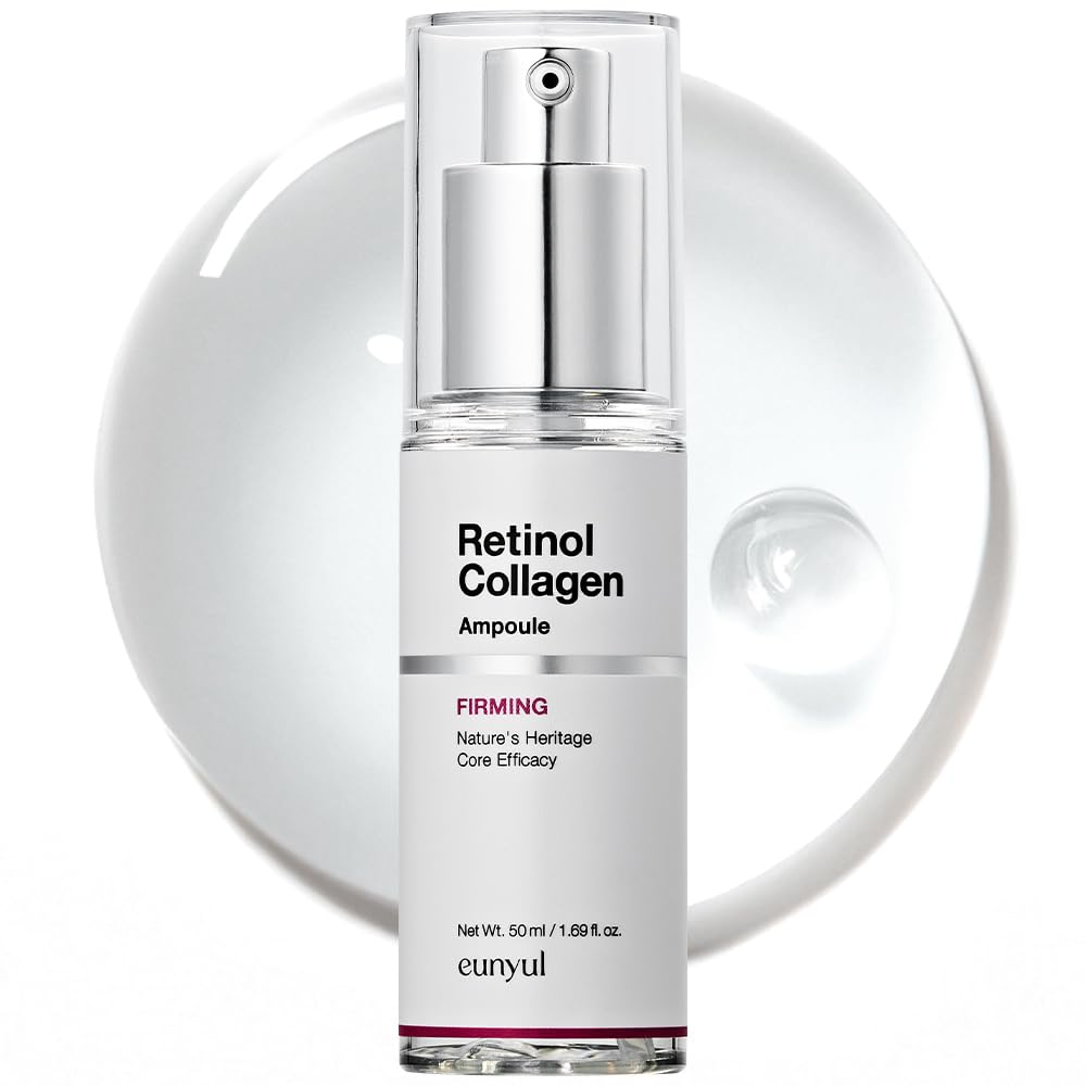 EUNYUL Facial Ampoule Serum (1.69 fl oz / 50ml) - Korean Skincare for Hydration, Firming & Brightening, Lightweight Daily Face S