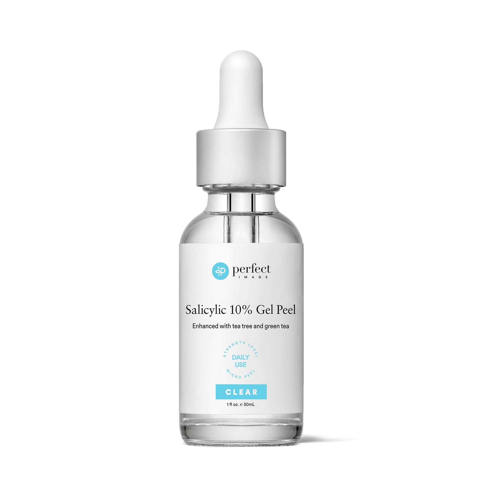 Salicylic 10% Gel Peel, Breakout and Pore Minimizer and Cleanser, 15-30 Full Facial Chemical Peels, 1 fl oz. e, 30 mL - Perfect 