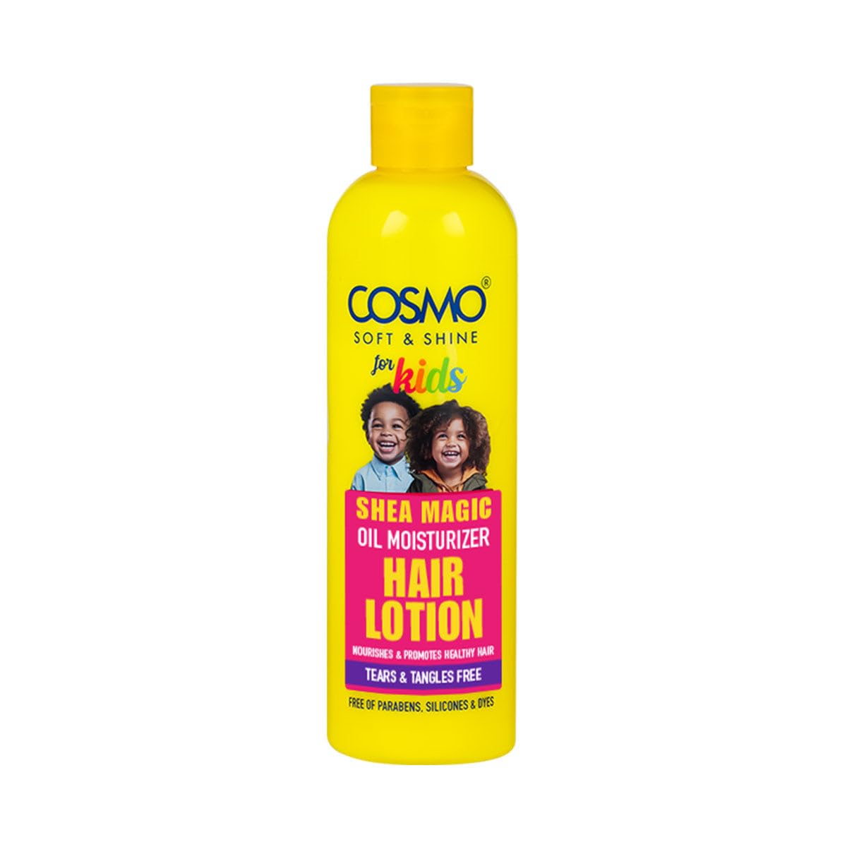 Cosmo Hair Care For Kids Soft & Shine Shea Magic Oil Moisturizer Hair Lotion 250ml  8.45 fl.oz, Nourishes Lotions, Promotes Hea