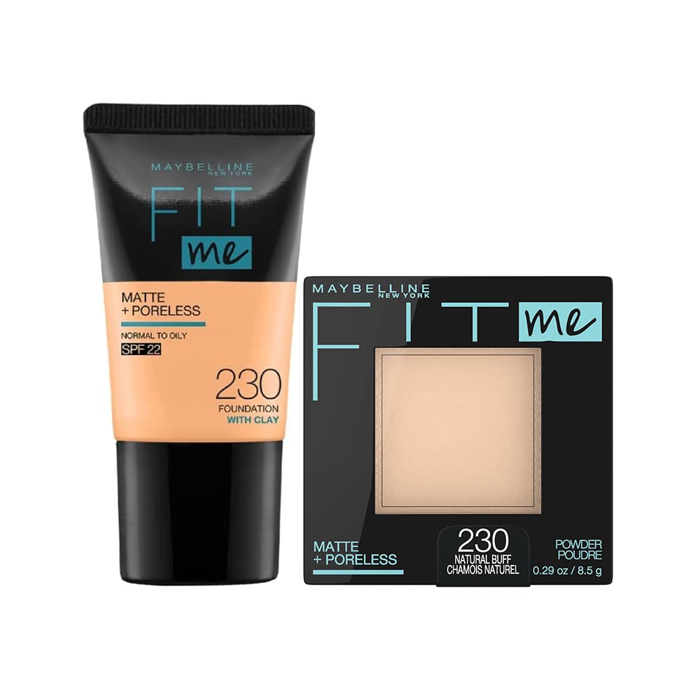 Fit Me As I Am Kit  Fit Me Foundation 18Ml Shade 230+ Fit Me Pressed Powder Sh 230