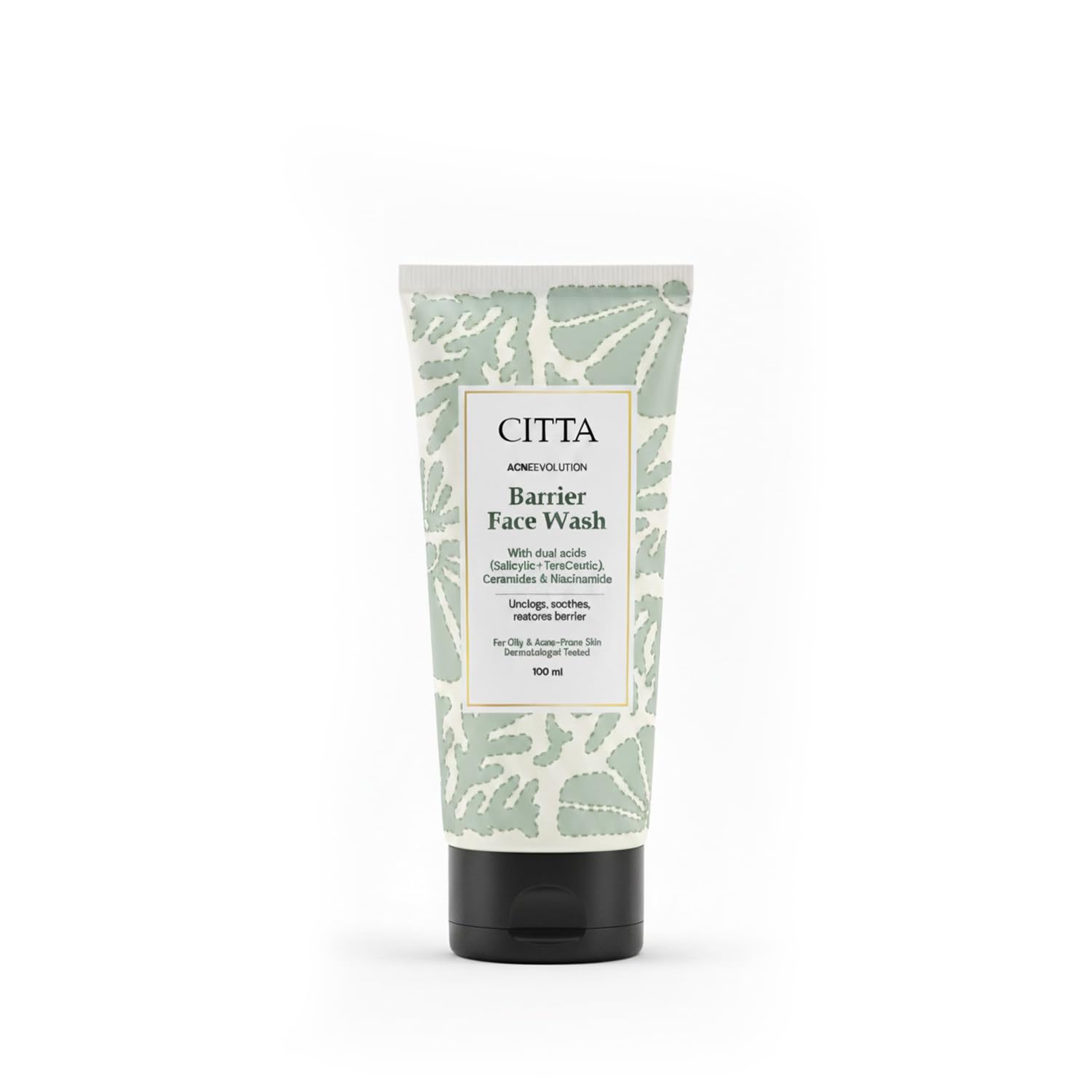 Citta Acne Evolution Barrier Face Wash 100Ml | Pore Unclogging | BarrierSafe | AntiAcne Cleanser | Soothes Inflammation