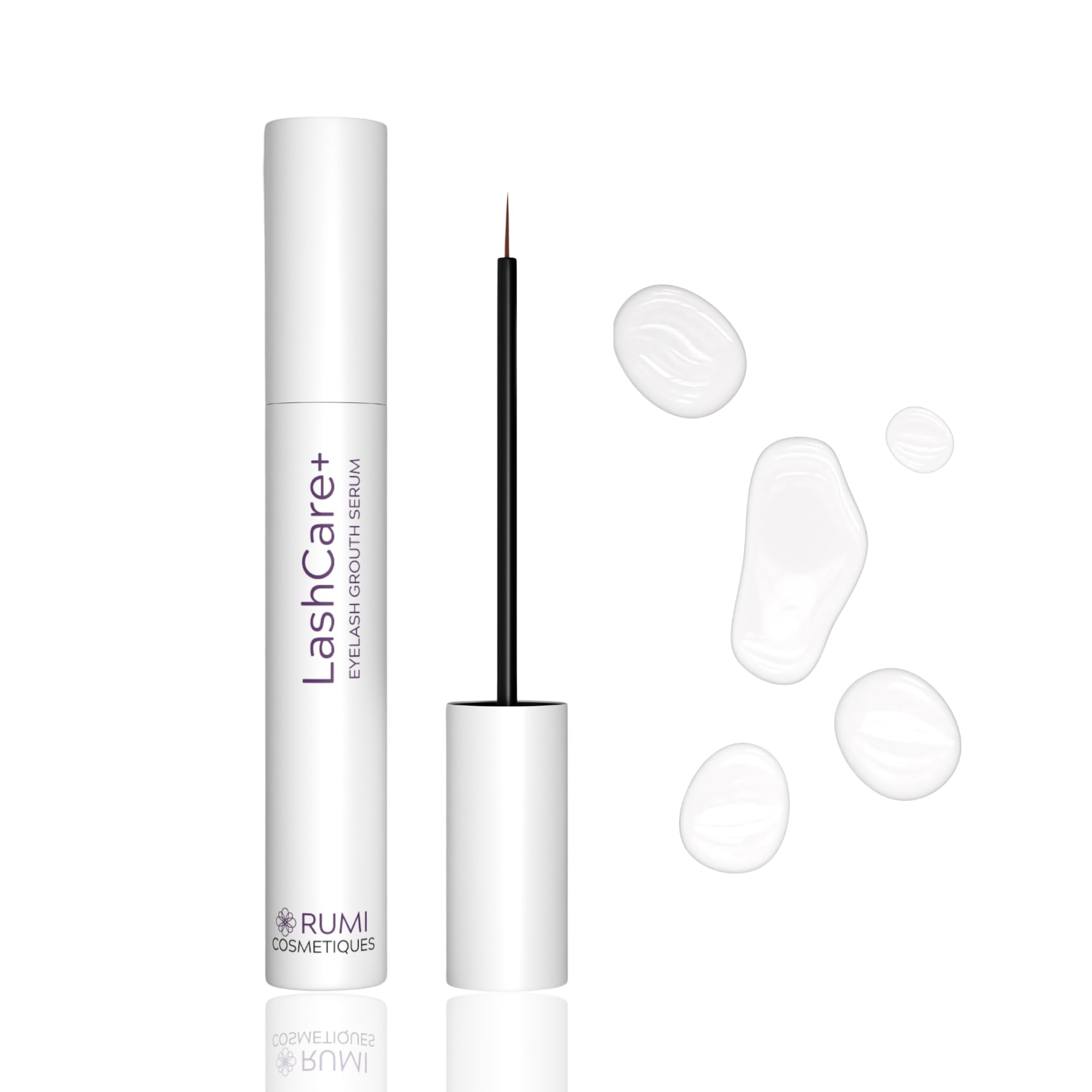 LashCare+ Eyelash Enhancing Serum For Mature Women - Longer, Thicker Lashes in 12 Weeks - For Sensitive Eyes, Natural Growth - E