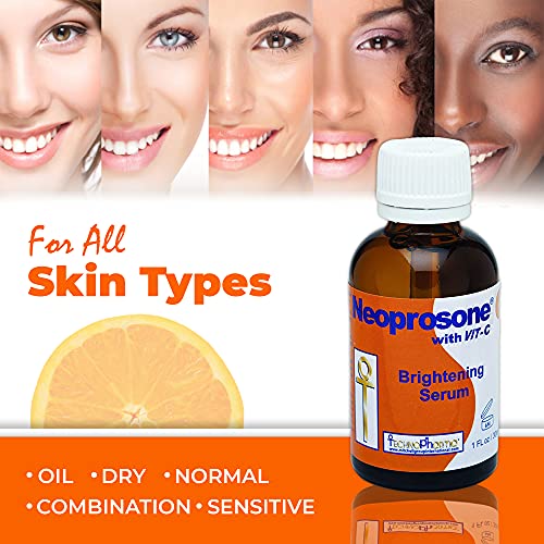 Neoprosone, Vitamin c Serum for Face  1 Fl oz  30ml  For Dark circle, Wrinkles & Dark Spots, Hyperpigmentation Serum  with Alpha