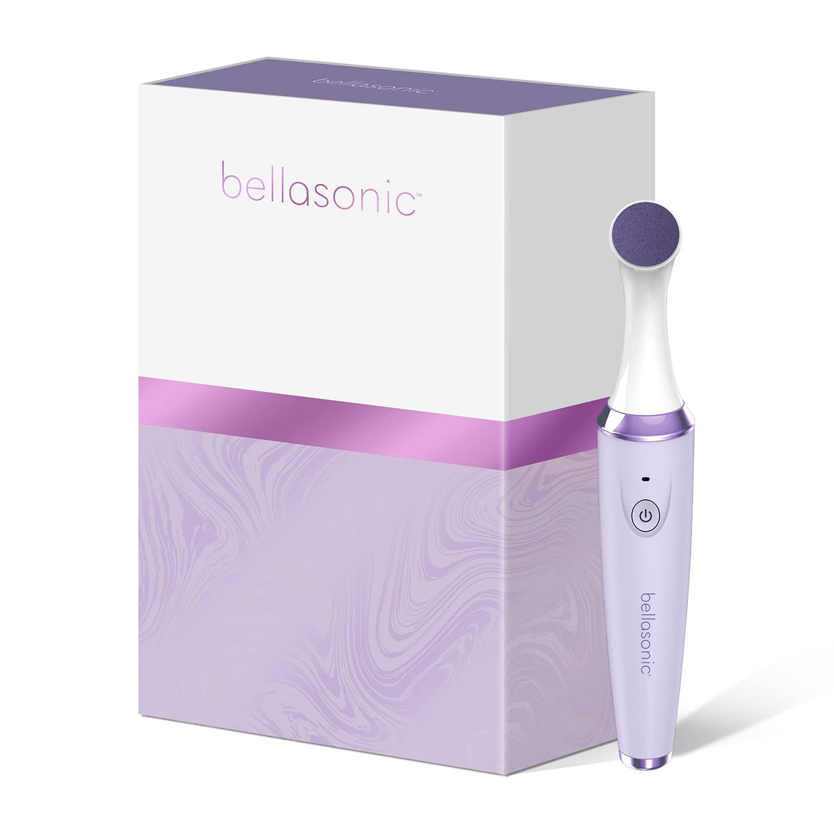 BELLASONIC 4-in-1 Rechargeable Electric Nail File Set with Travel Pouch - Unique Oscillating Head - Shape, Smooth, Buff & Shine 