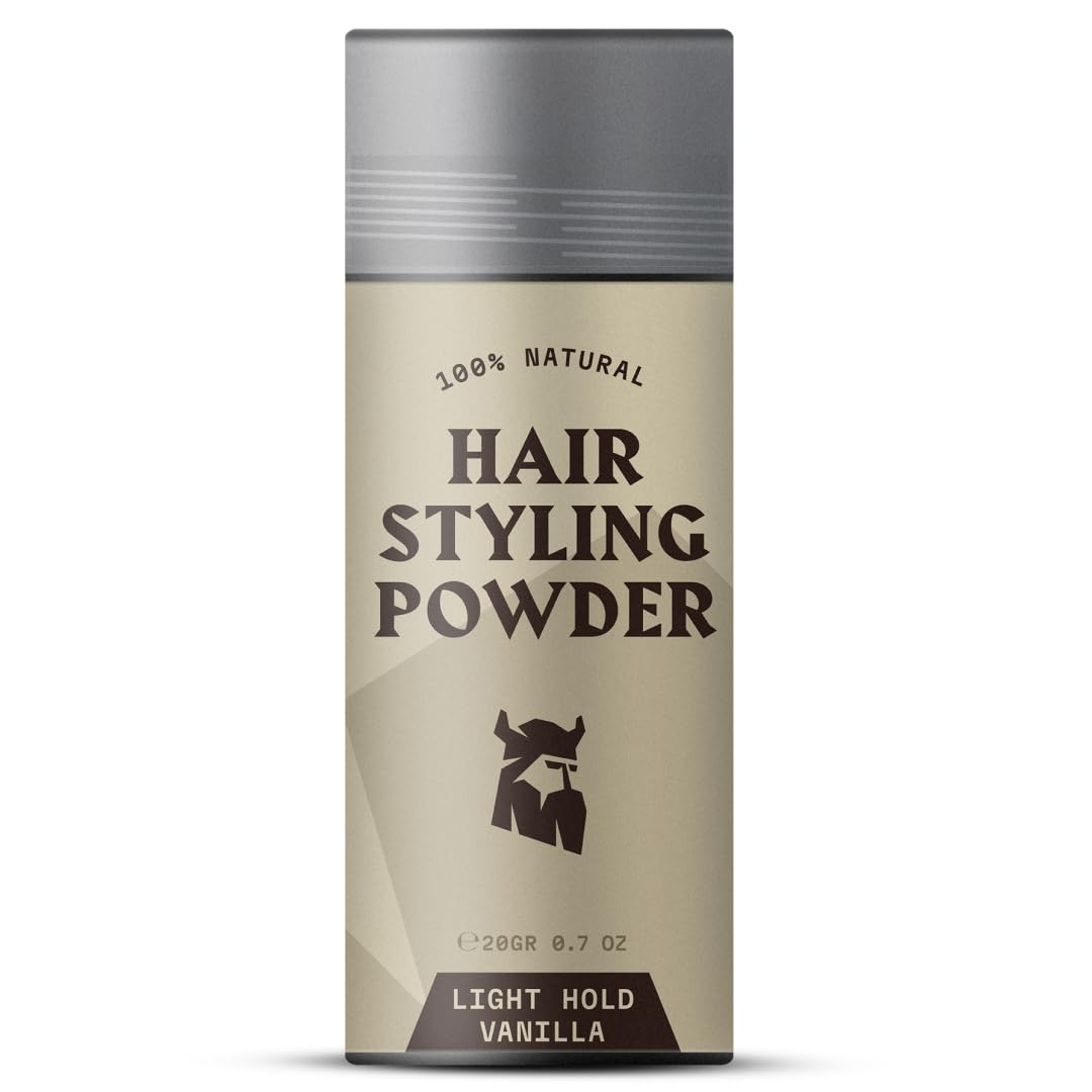 Striking Viking Hair Styling Powder  Light Hold, 0.7 Oz, Vanilla Scent