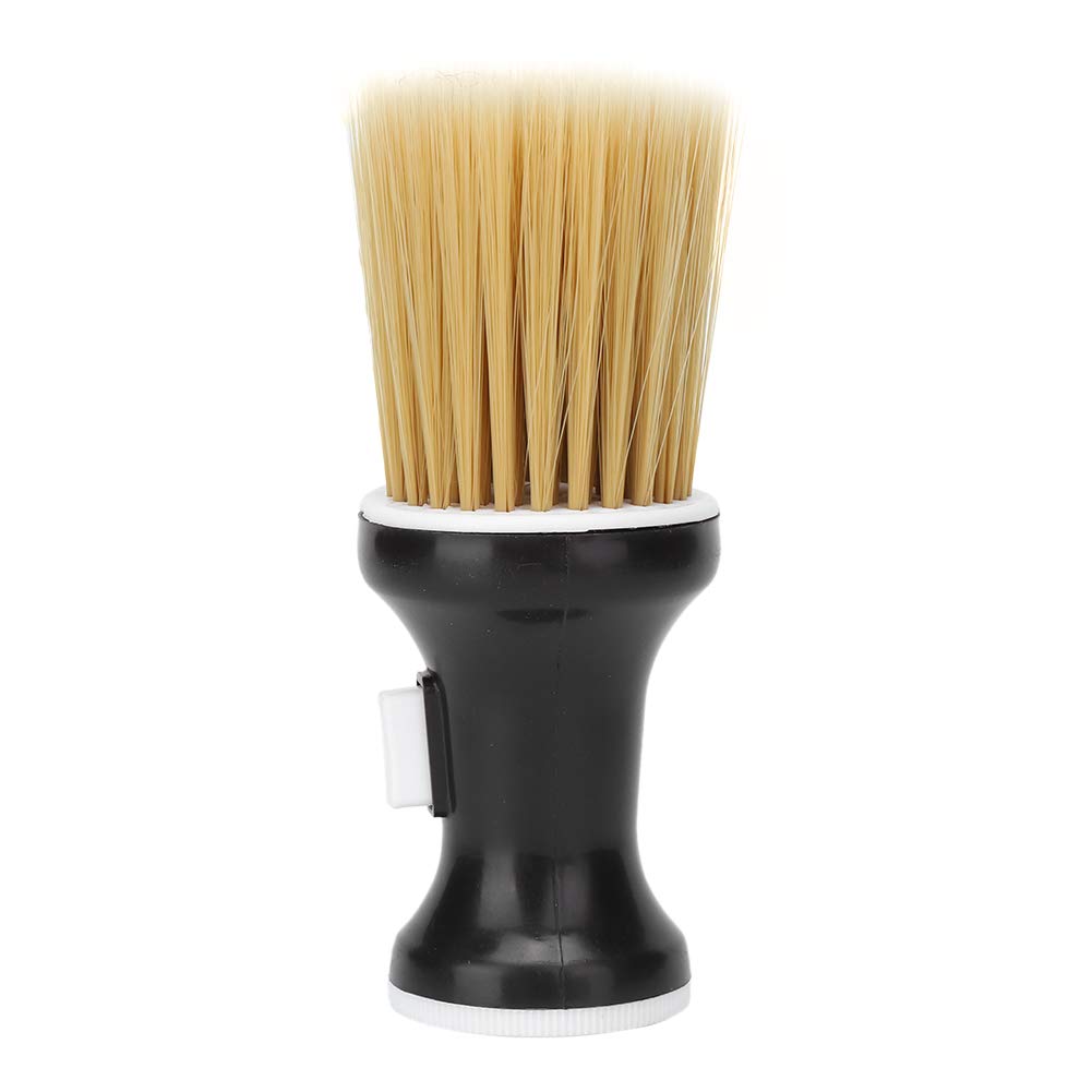 Neck Hair Cutting Duster Brush, Soft Barber Neck Duster Brush with Powder Storage, Hair Sweep Brush for Neck Shoulder, Hair Brus