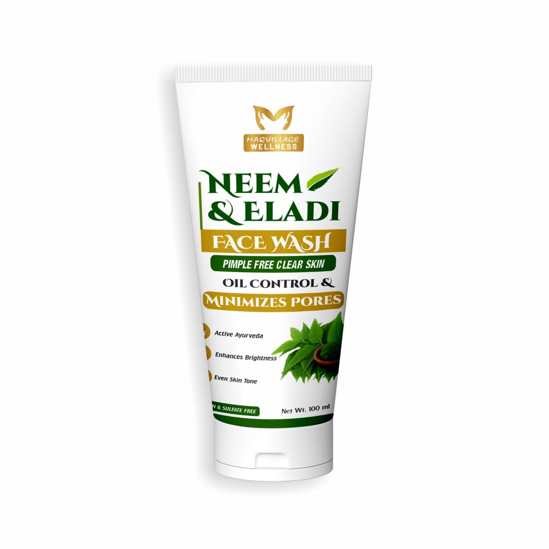 Maquillage Wellness Neem & Eladi Face Wash Suitable For All Skin Types 100Ml