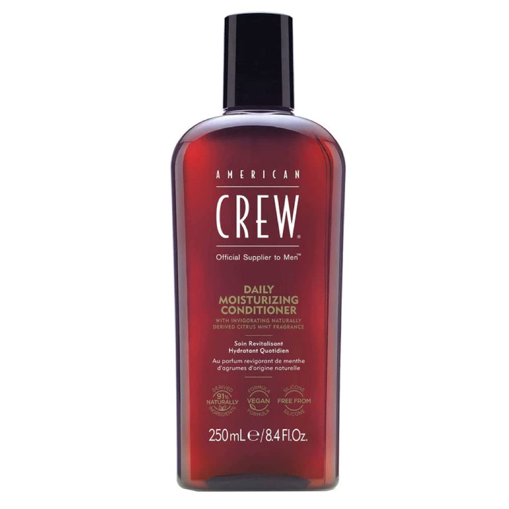 Mens conditioner by American crew, Daily Moisturizing conditioner, Naturally Derived, Vegan Formula, citrus Mint, 845 Fl Oz