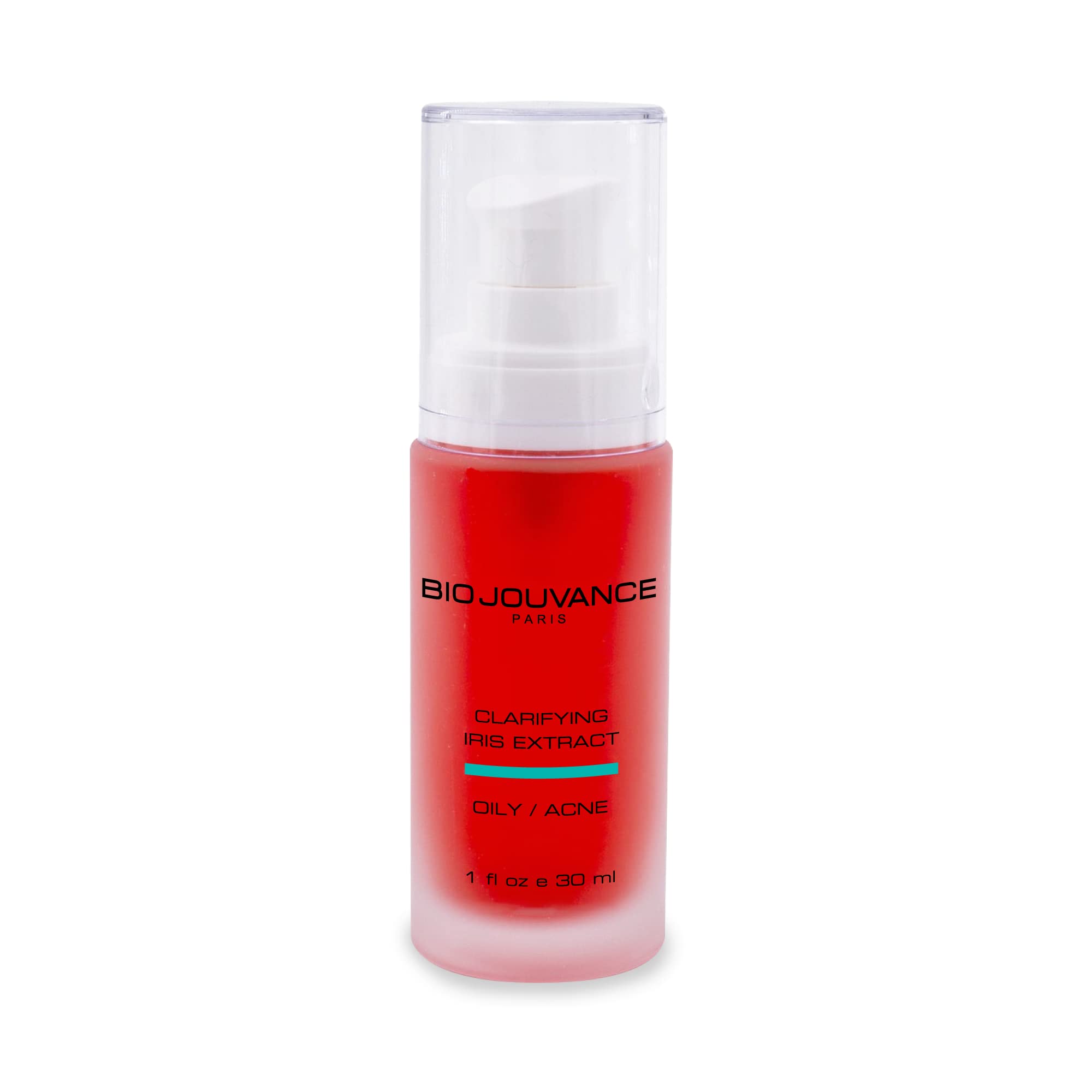 Bio Jouvance Paris - Clarifying Iris Extract Serum 1Oz / 30Ml - For Normal/Oily/Acne-Prone Skin | Water-Based Serum | Daily Faci