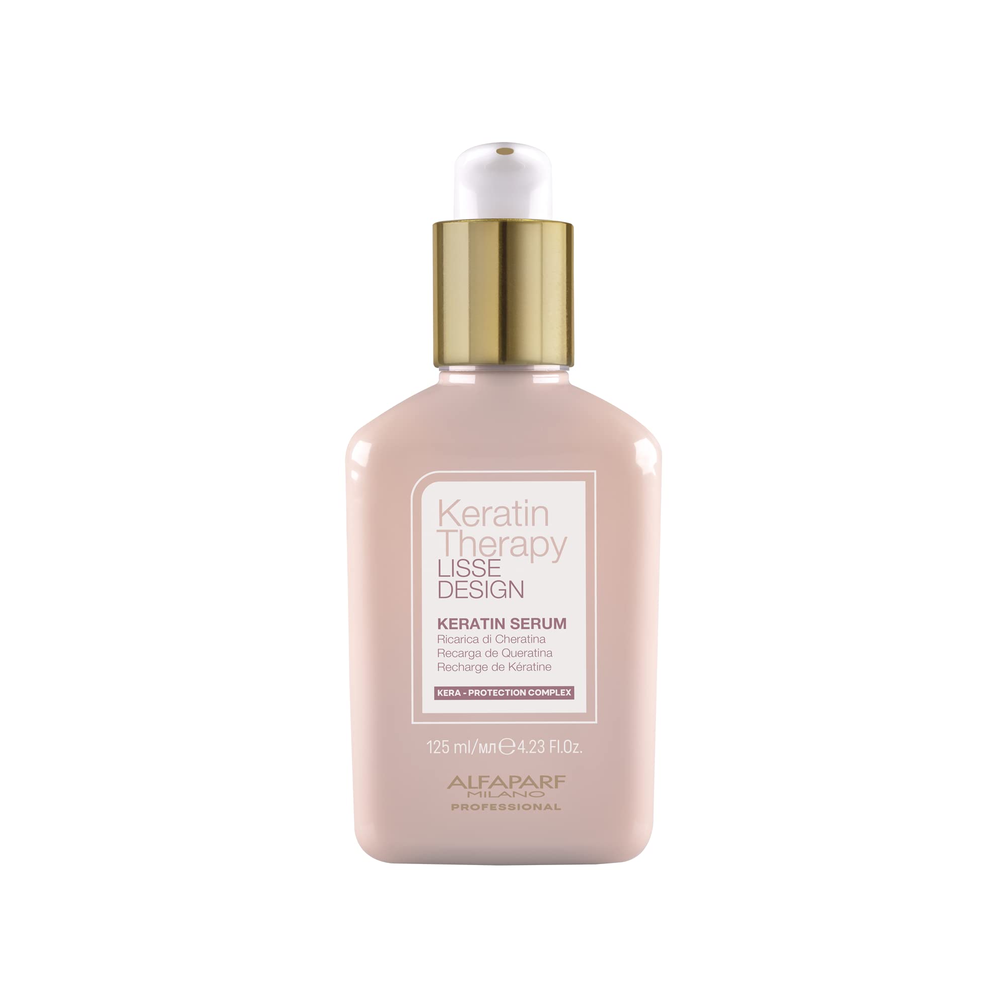 Alfaparf Milano Keratin Therapy Lisse Design Keratin Serum - Maintains and Enhances Salon Keratin Hair Treatments - Adds Shine,