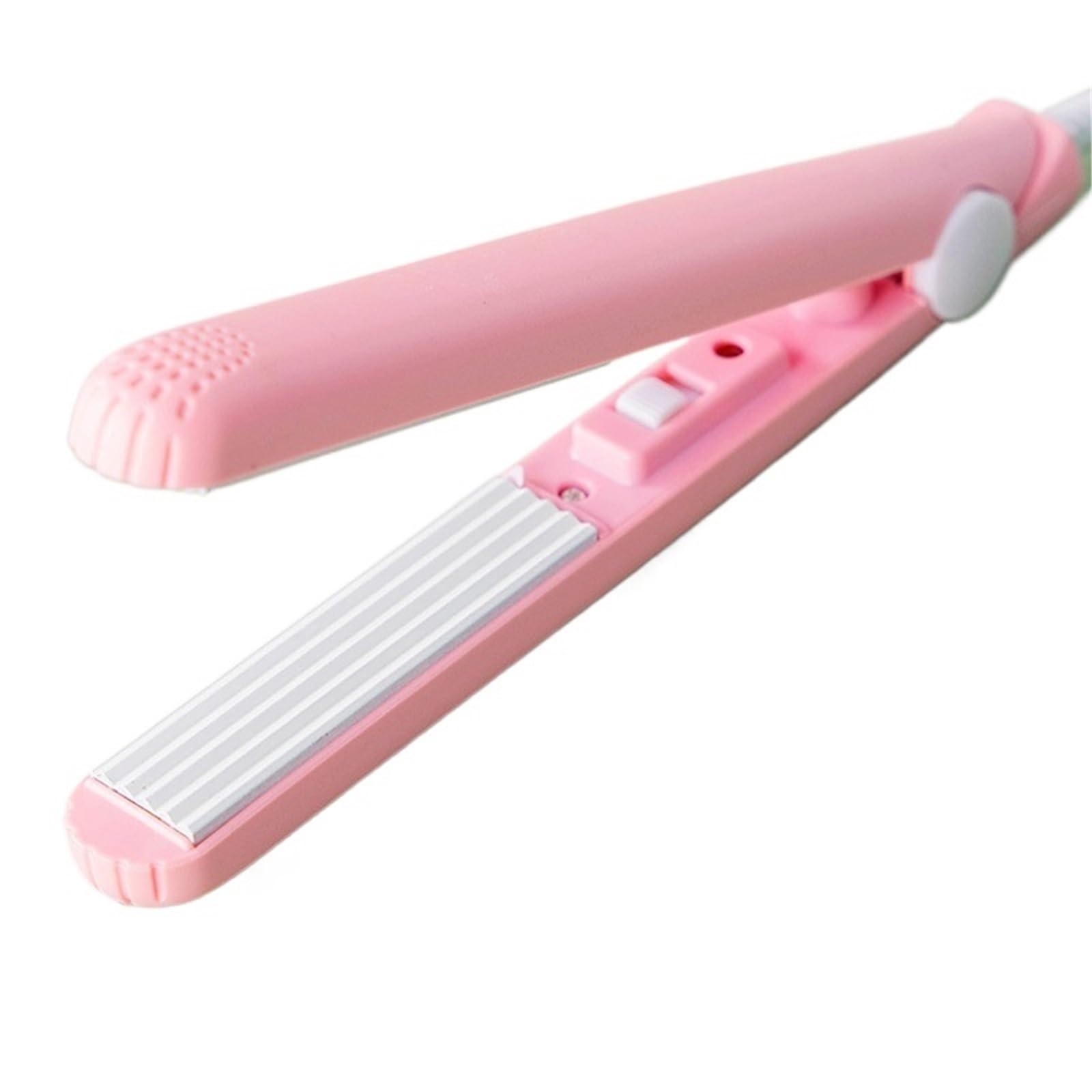 Multicolor Electric Splint With AntiDandruff Massage Comb Mini Hair Straightener Versatile Air Bangs Clip Curling Iron Plate(Pi