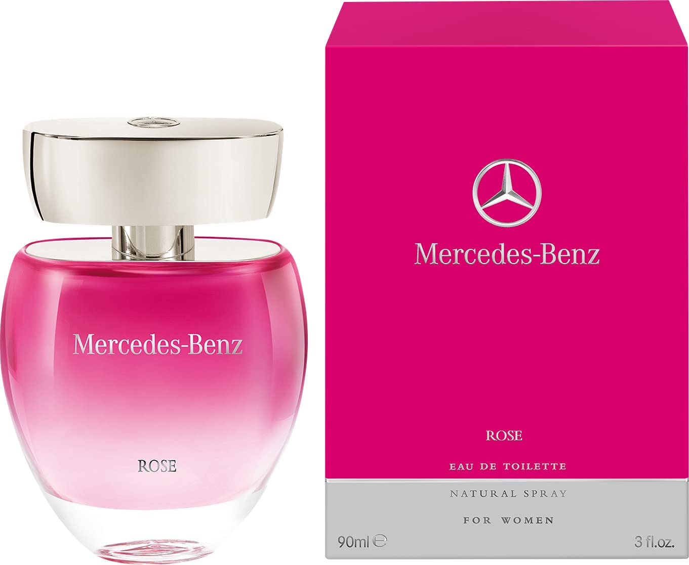 Mercedes-Benz - Rose - Professional Fragrance For Women - Elegant And Irresistible - Romantic And Stylish - Naturally Infused An