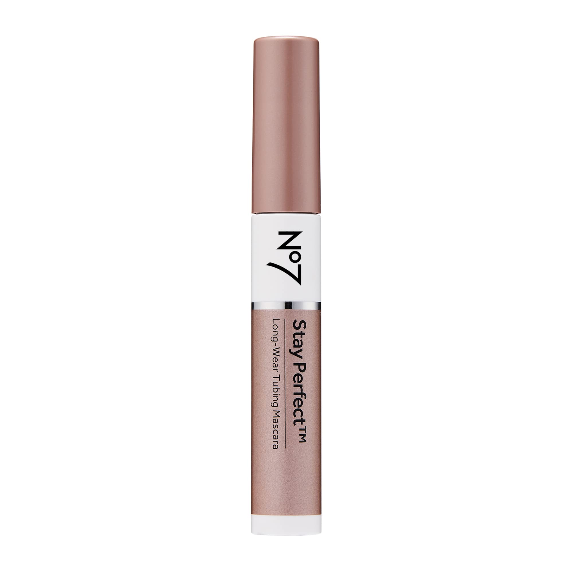 No7 Stay Perfect Mascara - Smudge-Free Mascara with Straight Brush Applicator for Long-Lasting Volume Up to 24 Hours - Rain-Proo