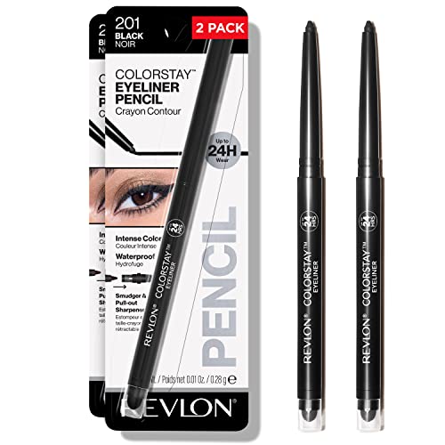 Revlon Pencil Eyeliner, Gifts For Women, Stocking Stuffers, Colorstay Eye Makeup With Built-In Sharpener, Waterproof, Smudge-Pro
