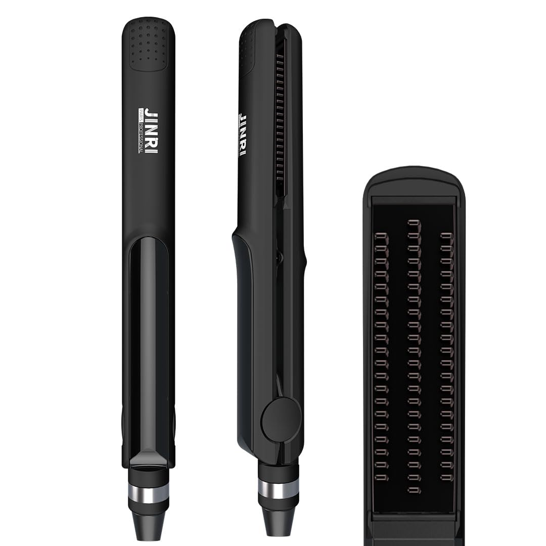 JINRI Volumizing Hair Iron, Pumped-Up Volume, Adjustable Temp, 360  Tail Rotation, Lasting Hair Volume, for Short Or Thin Hair, 