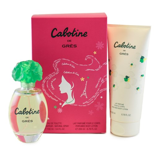 Parfums Gres Cabotine De Gres By Parfums Gres For Women. Gift Set ( Eau De Toilette Spray 3.4-Ounces  Perfumed Body Lotion 6.76-