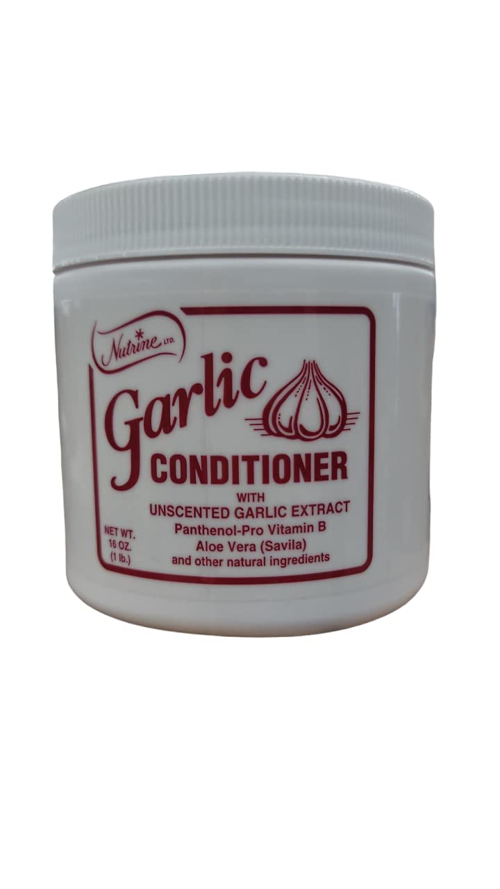 Nutrine Garlic Conditioner Jar, 16 Oz
