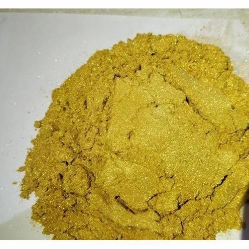Blue Moon Creations 250 Grams Golden Pearl Powder For Candle, Soap, Handwash, Shampoo, Nail Art, Resin Art And Cosmetics