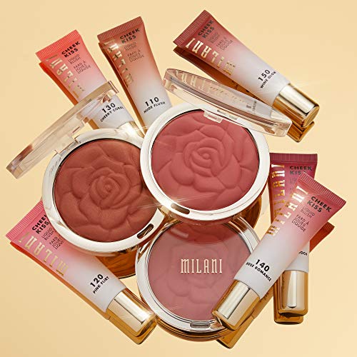 Milani Rose Powder Blush - Tea Rose (0.6 Ounce) Cruelty-Free Blush - Shape, Contour & Highlight Face With Matte Or Shimmery Colo