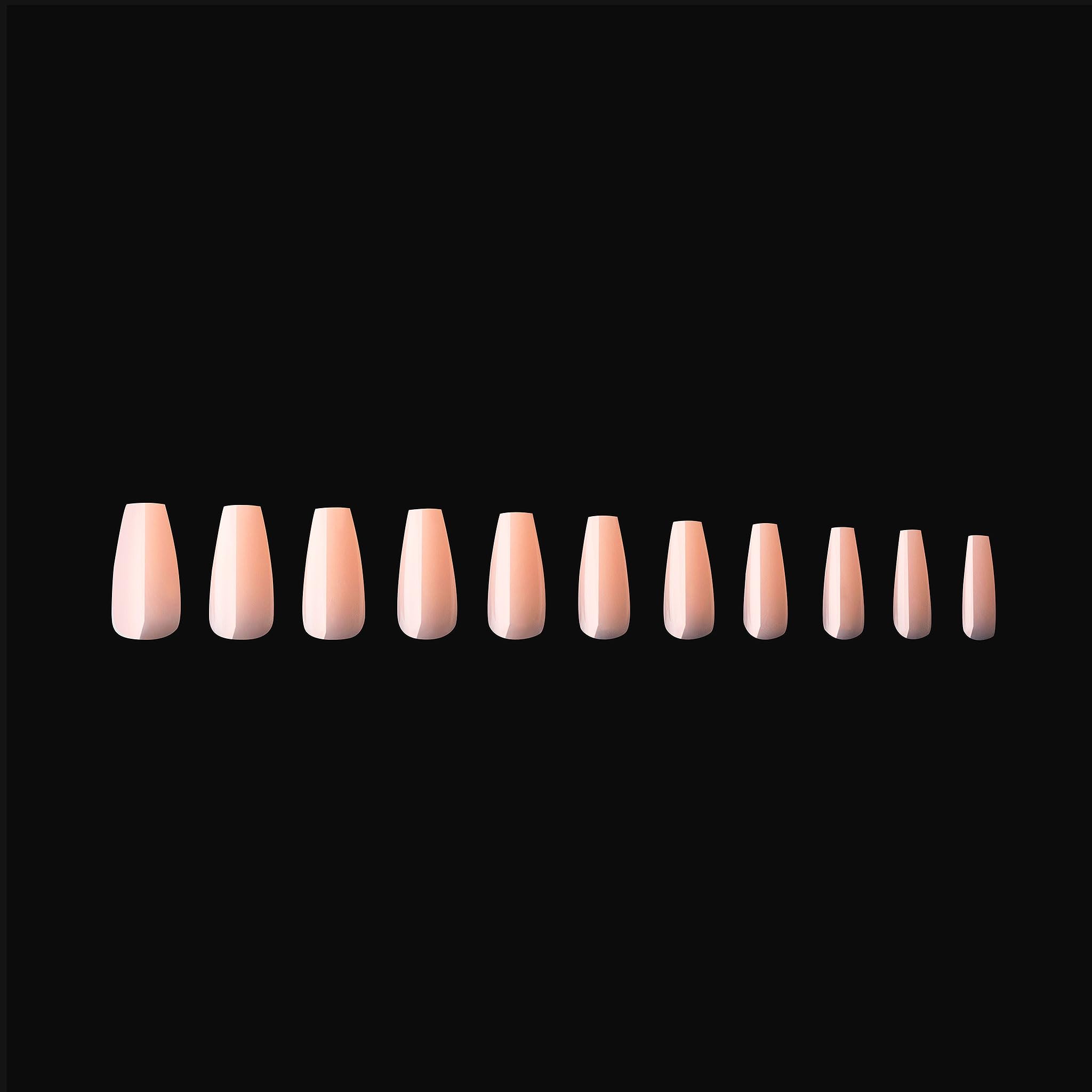 Apres Neutrals Gel-X Chloe Box Of Nail Tips, 11 Sizes 00-9, Soft Gel Tip Box (150Pcs) (Natural Coffin Medium, 150)