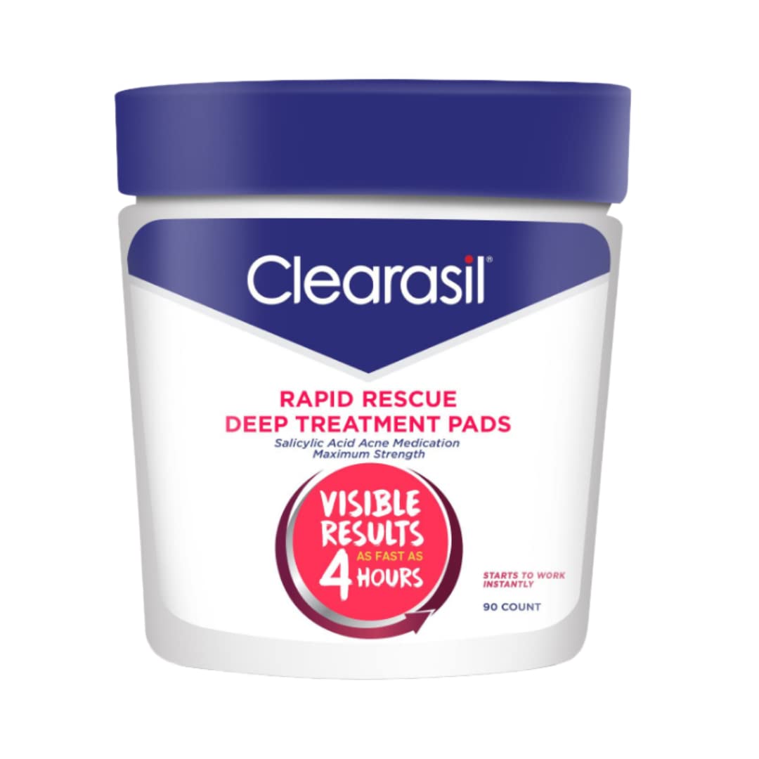 Clearasil Ultra Rapid Action Pads - Acne Treatment - 90 Count - 0.46 Ounce
