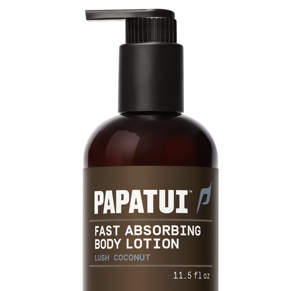 PAPATUI by Dwayne Johnson Body Lotion for Men Lush Coconut 11.5 fl oz