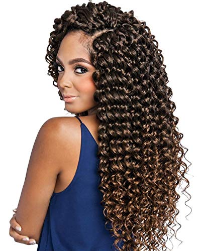 (6 Pack) Afri Naptural Caribbean Crochet Braid - Cbp05 Water Fall 18'' (T1B/27)