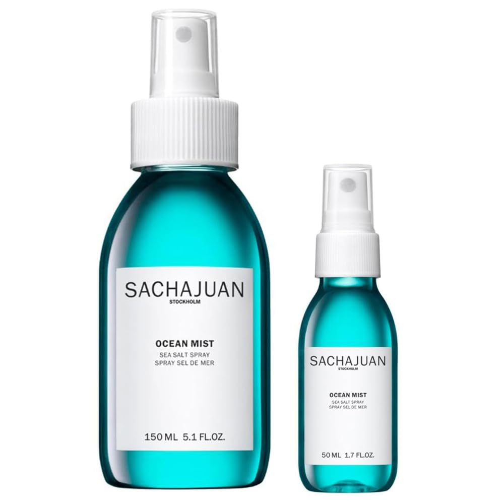 Sachajuan Ocean Mist Spray - Non-Sticky Styling Sea Salt Spray with Travel Size and Heat Protectant - Perfect for Creating Hair 