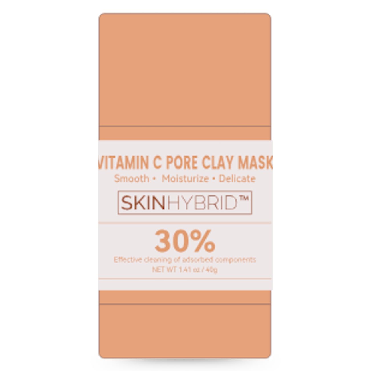 SkinHybrid MessFree Clay Mask for Pores | Brightening Clay Stick Mask with Vitamin C & Turmeric | Recovery Mud Mask for Dark Sp
