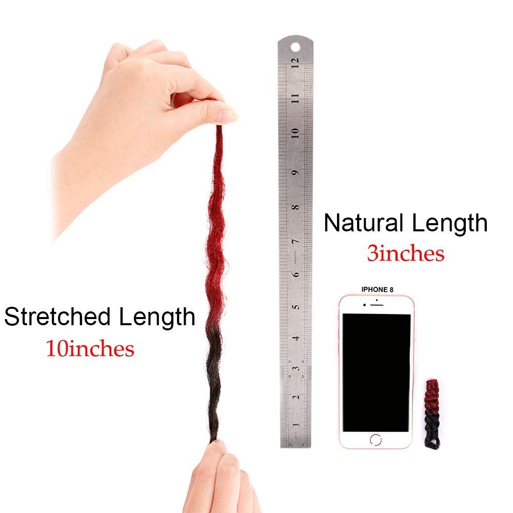 Queentas 3Packs 10 Inch Short Crochet Hair For Black Women African Collection Crochet Braiding Hair Carrie Curl(8Mm) Synthetic H