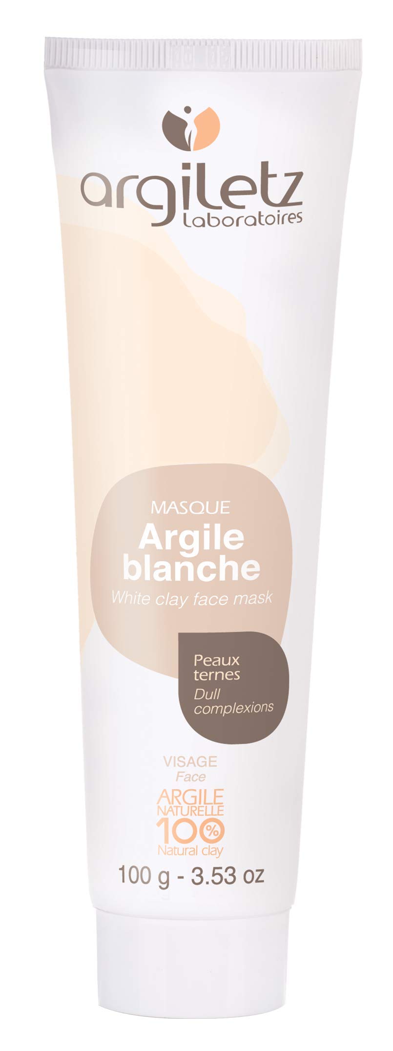 Argiletz white clay face mask for dull skin 100g  353 floz 100% sourced and produced in France Finest grade of clay