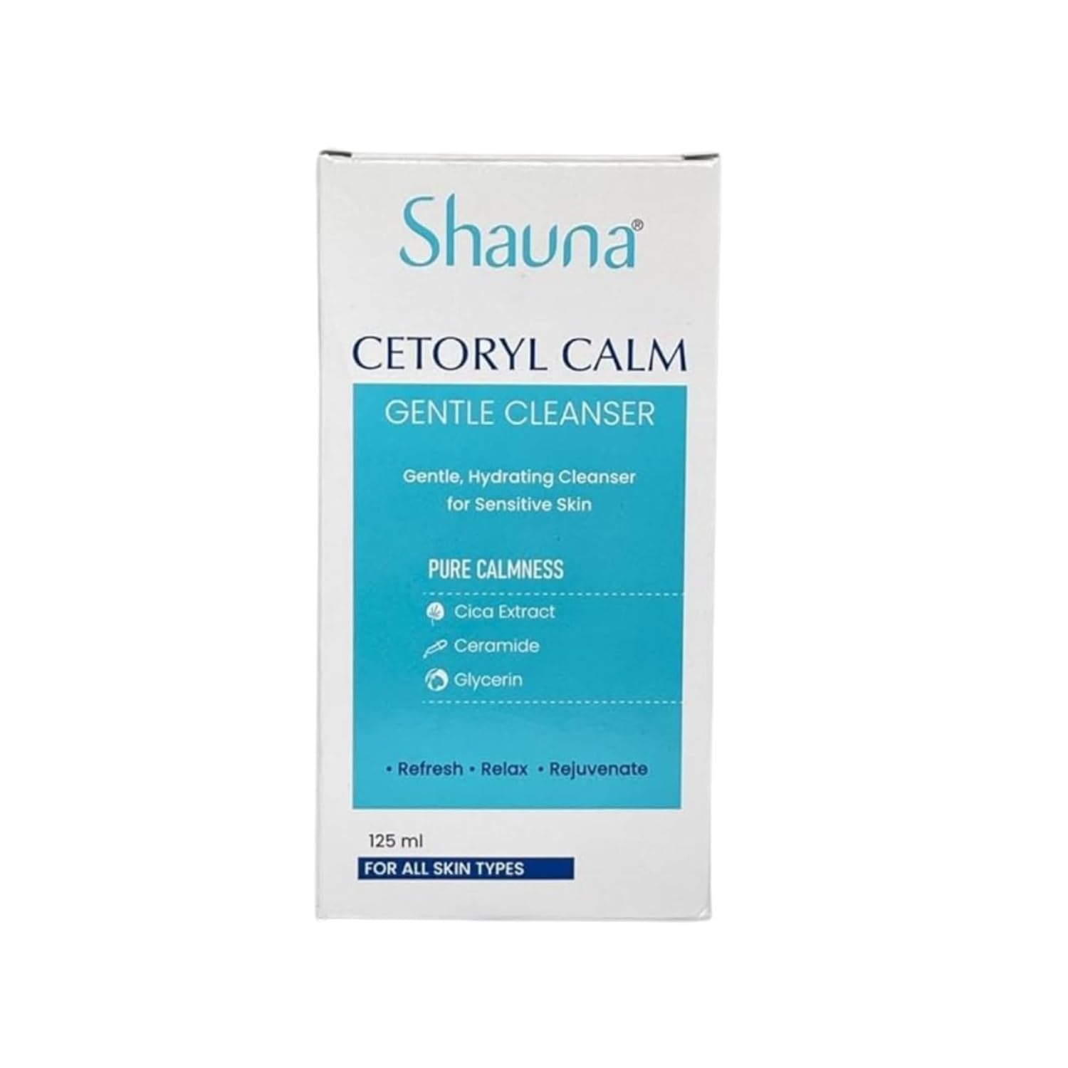 Dermashoap Cetoryl Calm Gentle Hydrating Cleanser | With Cica Extract, Ceramide & Glycerin | Soothing Face Cleanser For Sensitiv