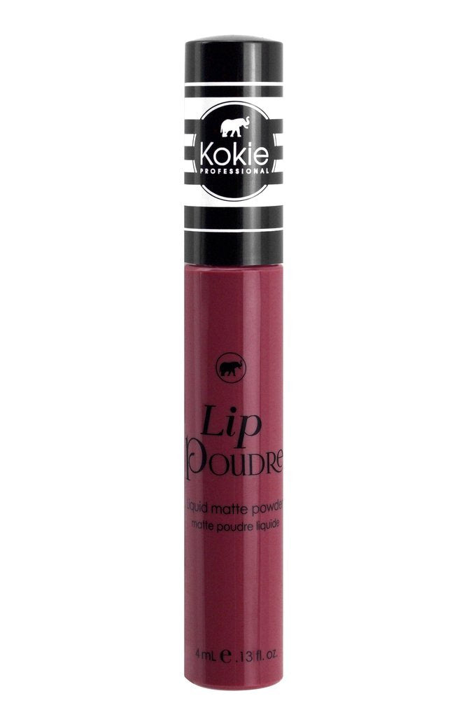 Kokie Cosmetics Lip Poudre Liquid Lip Powder, Claret, 0.13 Fluid Ounce