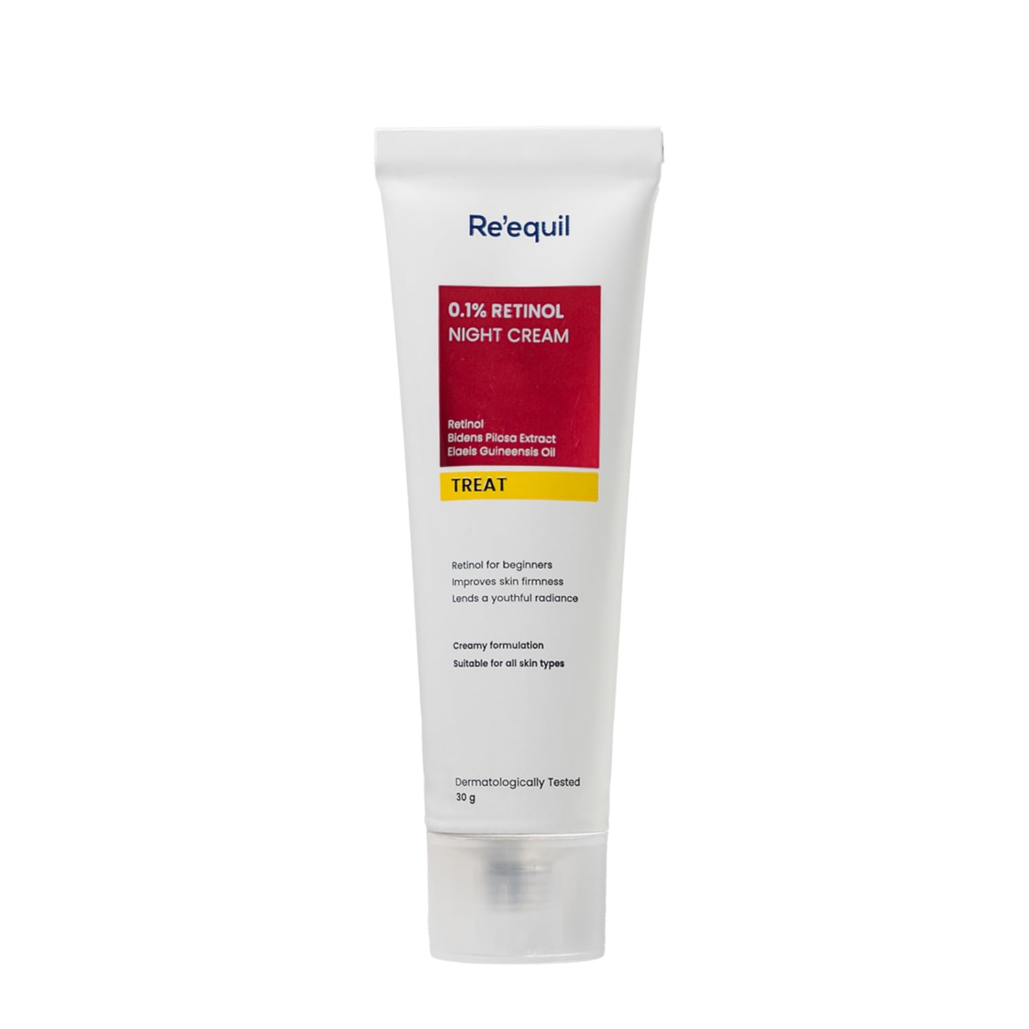 Re Equil 0.1% Retinol Night Cream | Repairs Wrinkles & Fine Lines | Improves Skin Firmness | Beginner Friendly | All Skin Types