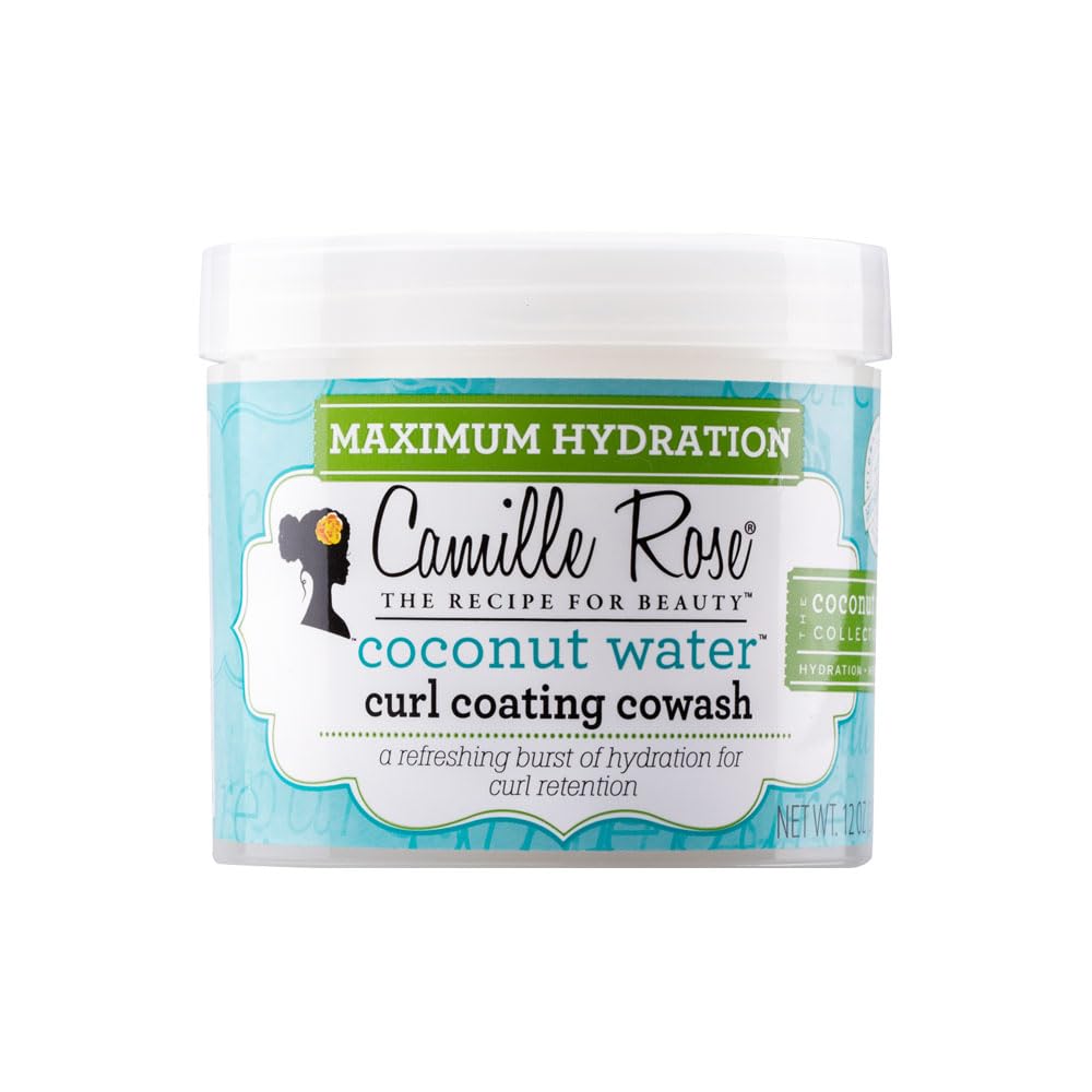 Camille Rose Coconut Water Curl Coating Cowash, 12 Oz