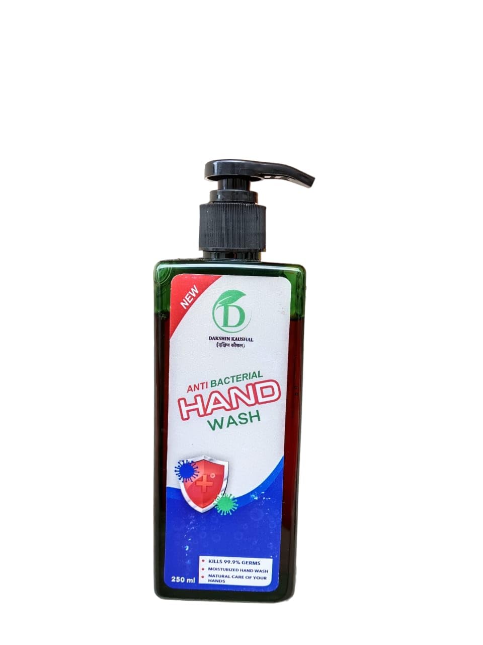 Dakshin Kaushal Handwash Refill Pack, Lime & Eucalyptus,Soft On Hands, 250Ml Pack Of 1