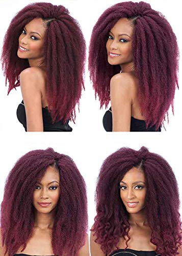 Freetress Equal Synthetic Hair Braids Double Strand Style Cuban Twist Braid 16'' (6-Pack, 2)