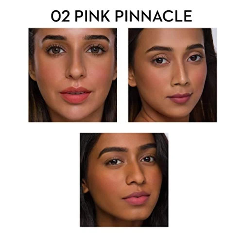 Sugar Cosmetics Contour De Force Mini Blush02 Pink Pinnacle (Deep Rose) Longlasting Formula, Lightweight