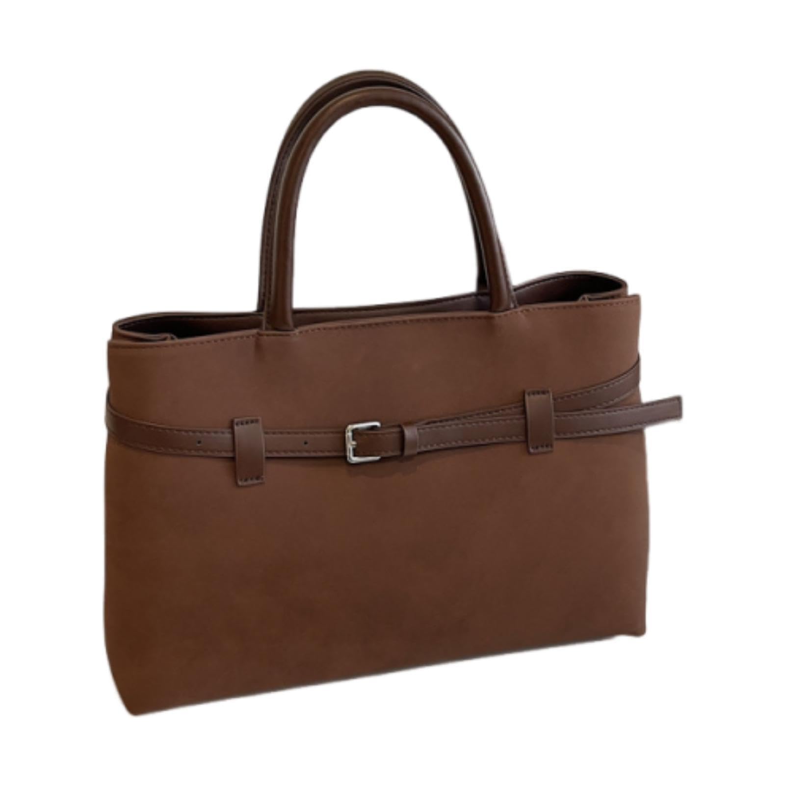Enakshi Women Tote Bag Trendy Decoration Hobo Handbag For Office Commuting Traveling Deep Brown|Clothing, Shoes & Accessories | 